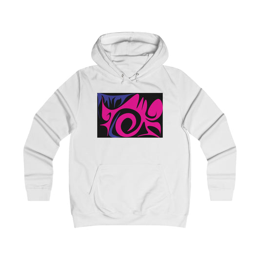 Spacey College Hoodie - Hand Drawn Unique Design