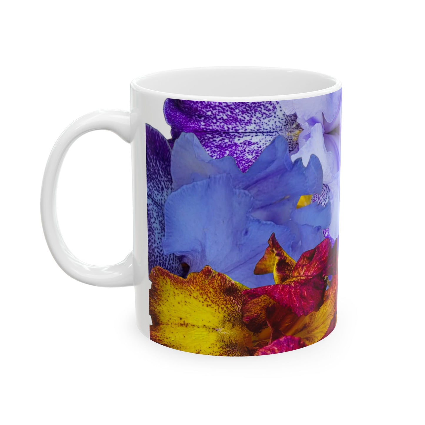 Vibrant Floral Ceramic Mug - 11oz & 15oz