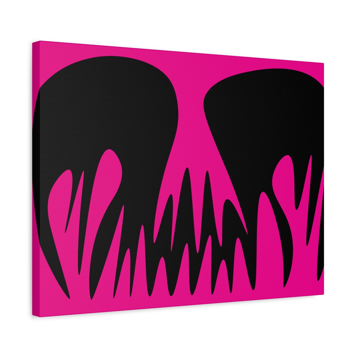 Bold Pink Canvas Art Print - Abstract Wall Decor for Modern Spaces