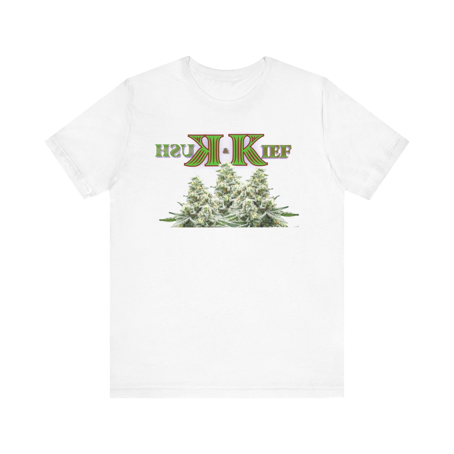 Kief & Kush Unisex Jersey Tee | Perfect for Summer Festivals, Cannabis Lovers, Eco-Friendly Fashion, Casual Wear, Gifts