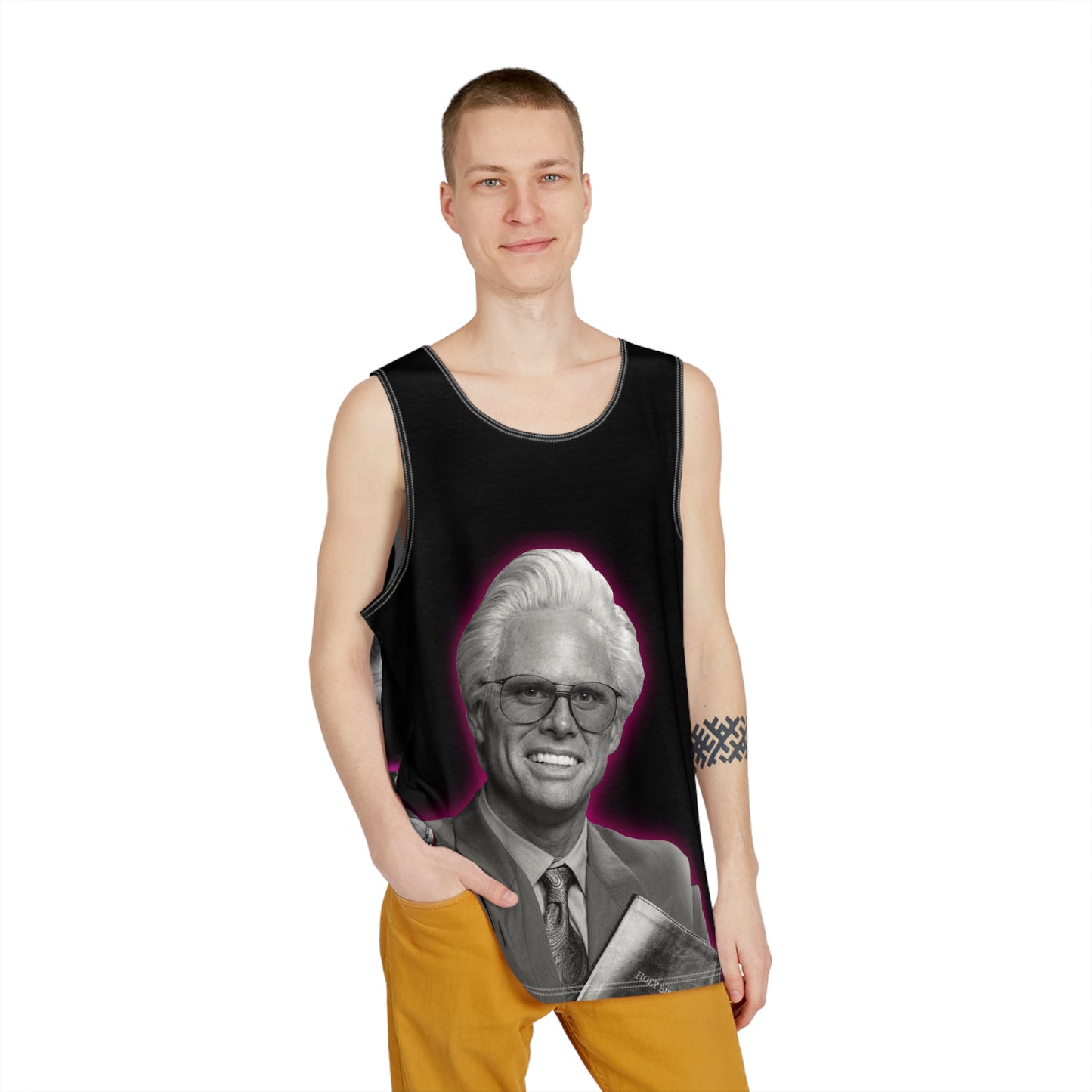 Uncle Baby Billy Graphic Men's Tank Top, Vintage Vibe Tank, Summer Fashion, Party Wear, Gift for Him, Cool Casual Apparel