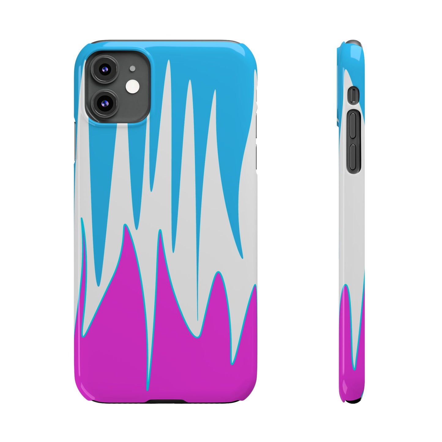 Vibrant Abstract Phone Case - Slim Fit, Phone Accessories, Custom Smartphone Case, Trendy iPhone Cover, Stylish Gift for Tech Lovers