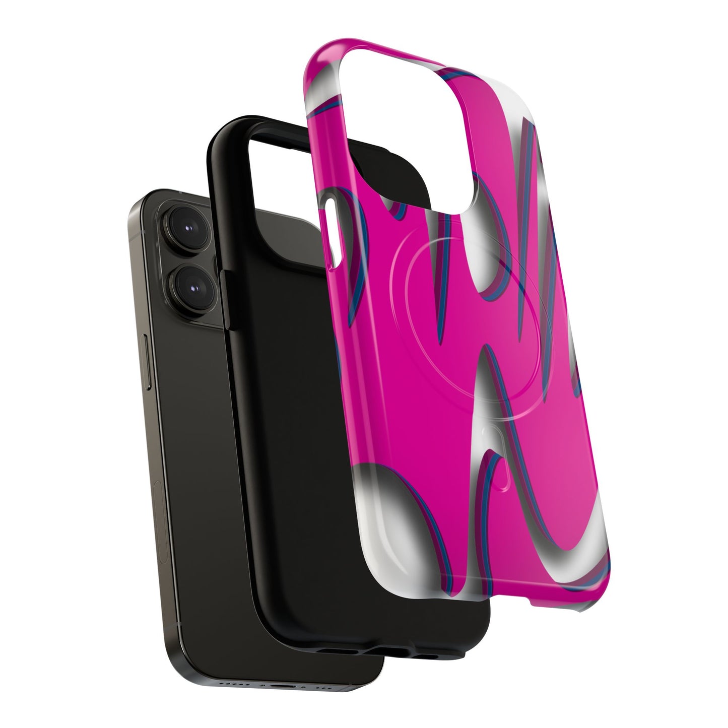 Bold Tough Magnetic Phone Case | Vibrant Pink Design