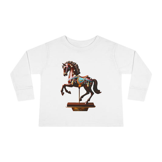 Toddler Tee - Carousel Horses Toddler Time Design
