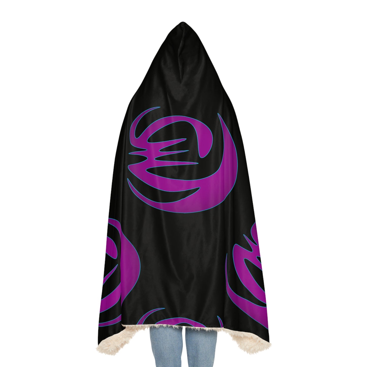 Cozy Snuggle Blanket with Bold Purple Design | Perfect for Relaxation & Gifting