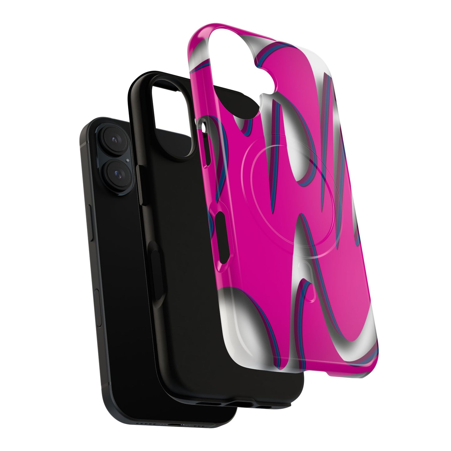 Bold Tough Magnetic Phone Case | Vibrant Pink Design