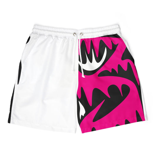 Bold Graphic Unisex Swim Shorts - Perfect for Summer Adventures