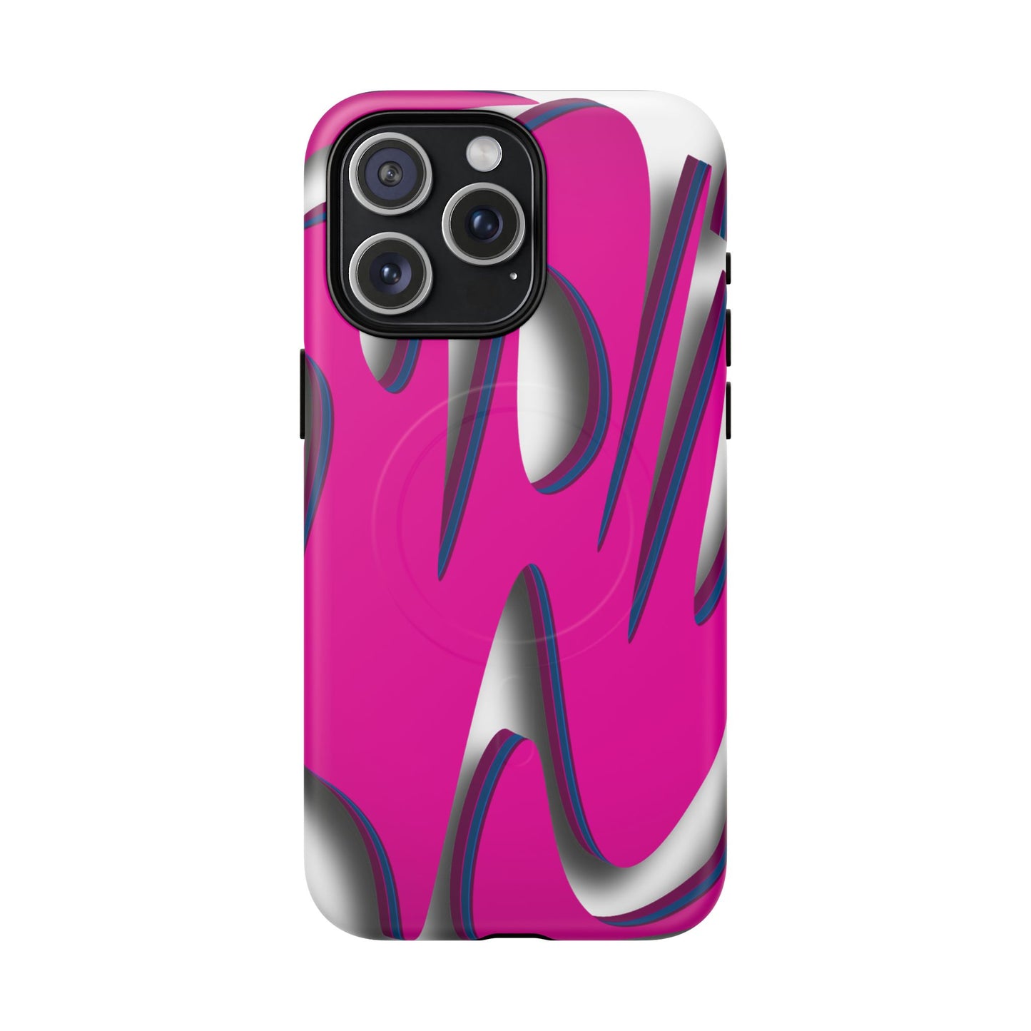 Bold Tough Magnetic Phone Case | Vibrant Pink Design