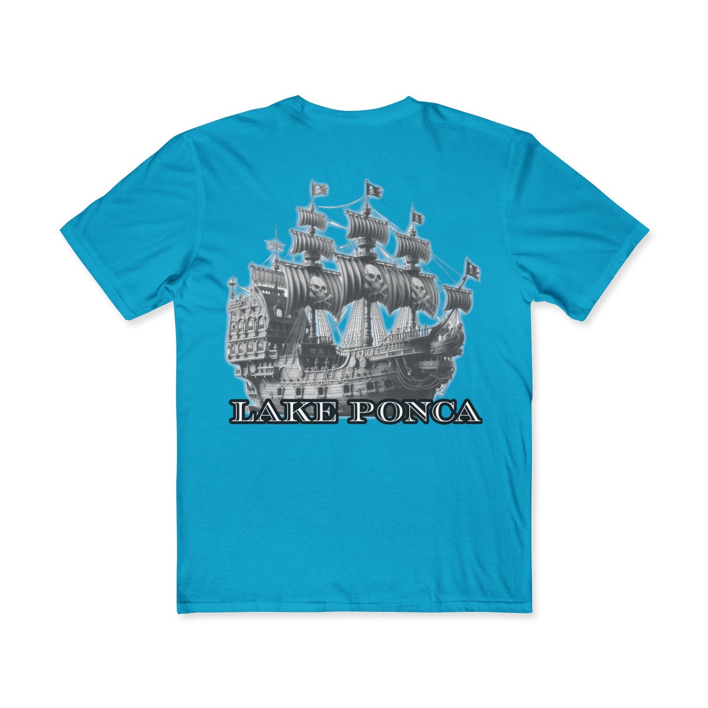 Lake Ponca Sea Wolves Tee with Nautical Design, Fun Summer Shirt, Beach Wear, Gift for Dad, Casual Cotton T-Shirt