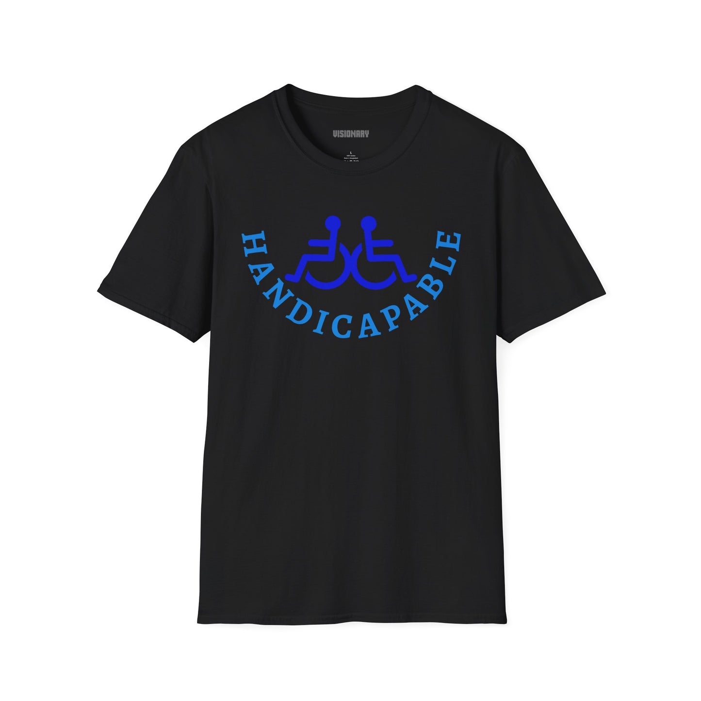 Handicapable & Deaf AF T-Shirt, Unisex Graphic Tee for Awareness, Disability Pride, Gifts for Activists, Everyday Wear