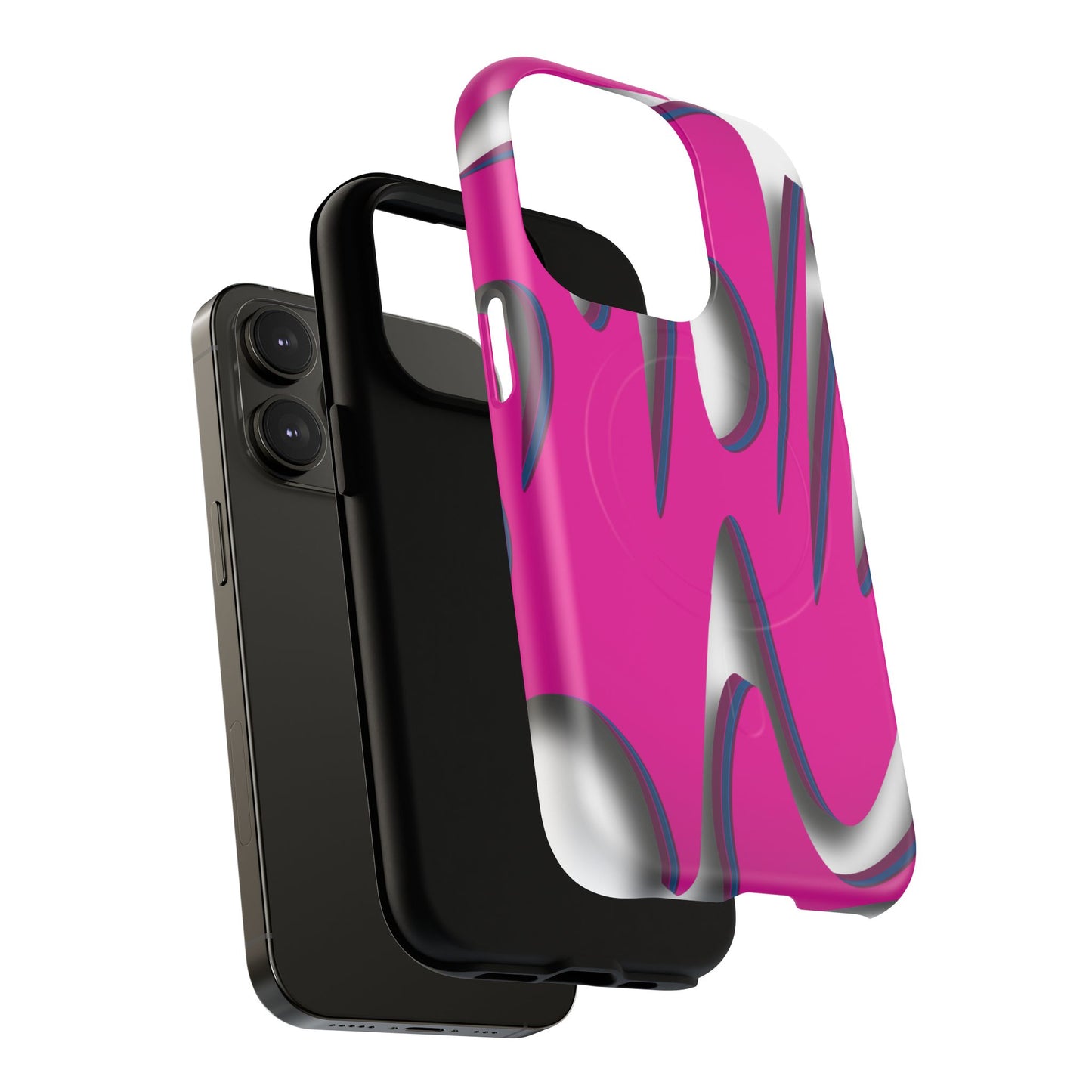 Bold Tough Magnetic Phone Case | Vibrant Pink Design