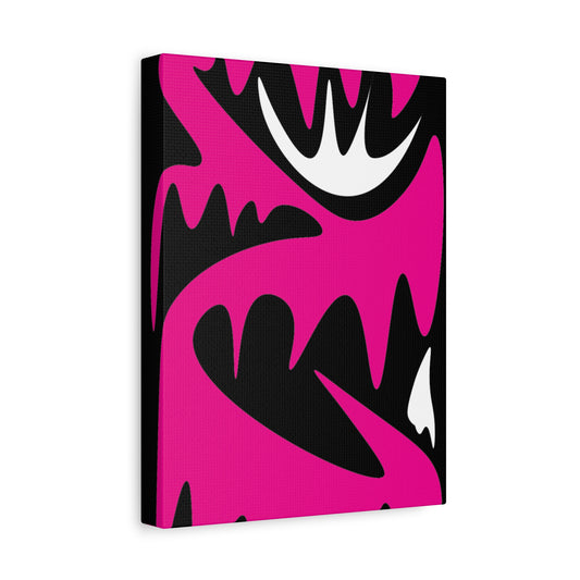 Vibrant Abstract Matte Canvas Wall Art - 1.25" Stretched Canvas