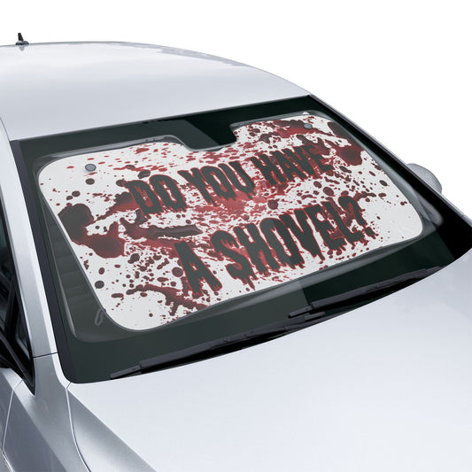 Gory Car Sun Shades - Unique Automotive Accessory for Horror Fans, Sun Protection, Car Interior Decor, Halloween Gift, Unique Gift Idea