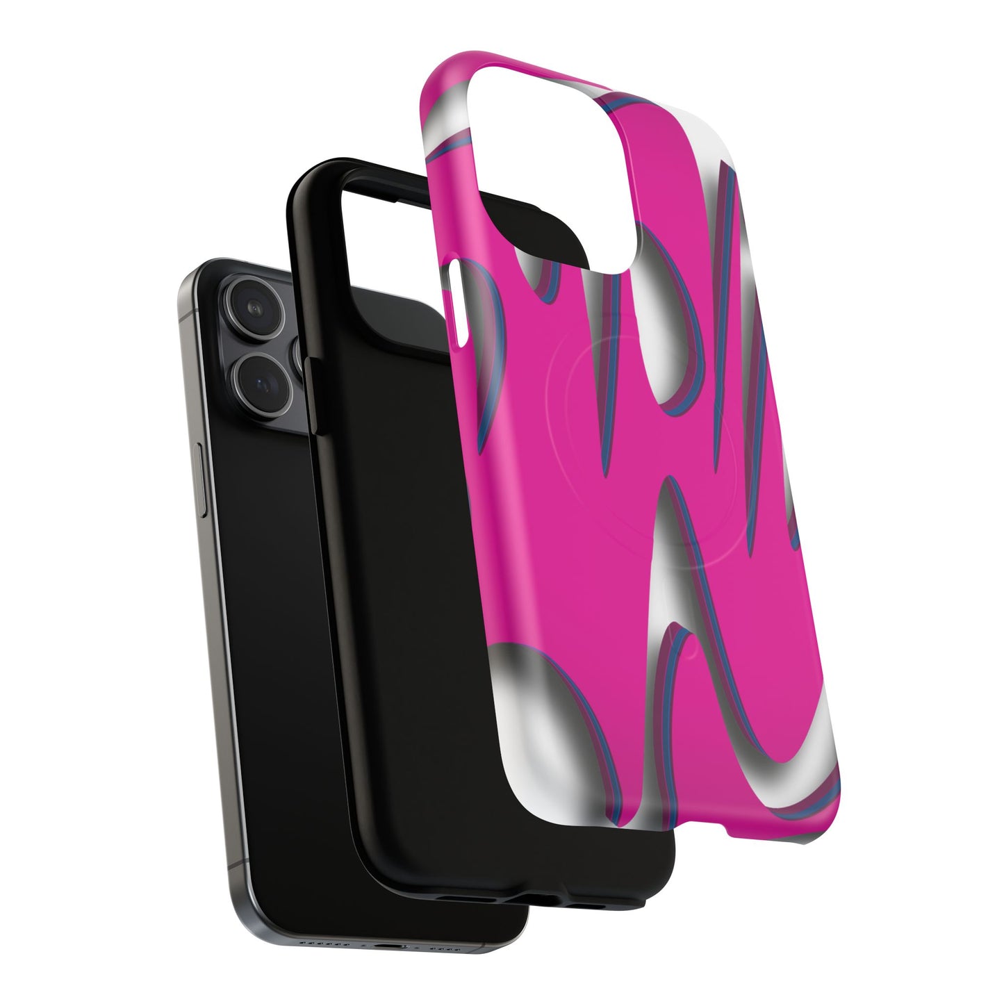 Bold Tough Magnetic Phone Case | Vibrant Pink Design