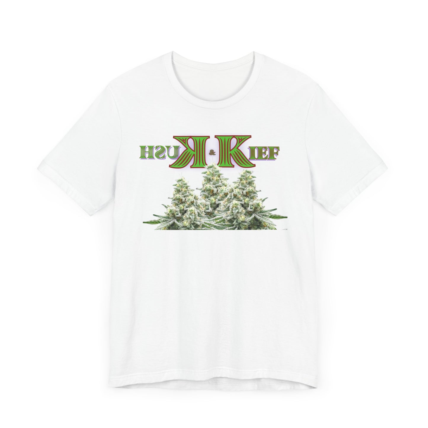 Kief & Kush Unisex Jersey Tee | Perfect for Summer Festivals, Cannabis Lovers, Eco-Friendly Fashion, Casual Wear, Gifts