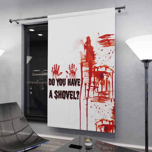 Gory Statement Window Curtains, Scary Home Decor, Halloween Decorations, Horror Vibes, Unique Gift Idea