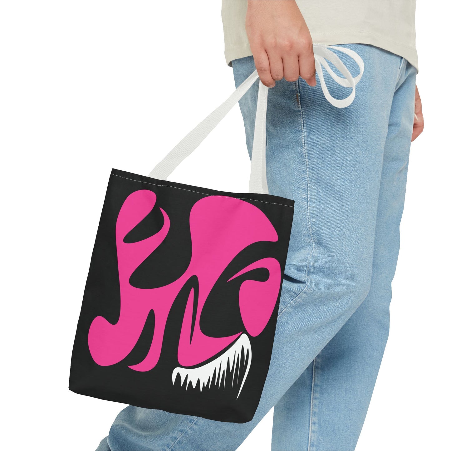 Chic Abstract Pink Design Tote Bag - Stylish & Functional