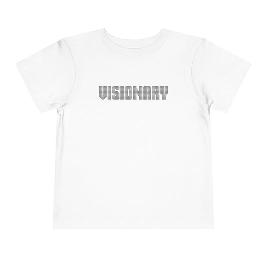 Visionary Toddler Tee - Trendy Short Sleeve T-Shirt for Young Creatives