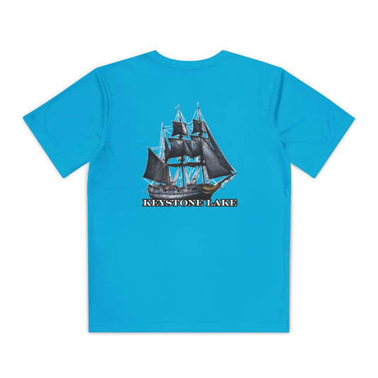 Keystone Lake Pirate Tee, Cool pirate shirt, Children's adventurous clothing, Gift for young explorers, Summer camp gear, Birthday present