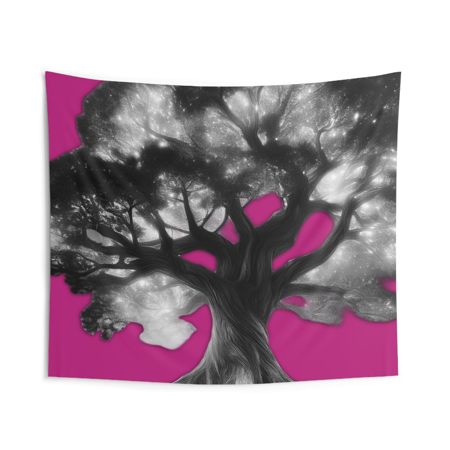 Celestial Tree Indoor Wall Tapestry - Vibrant Cosmic Decor for Home