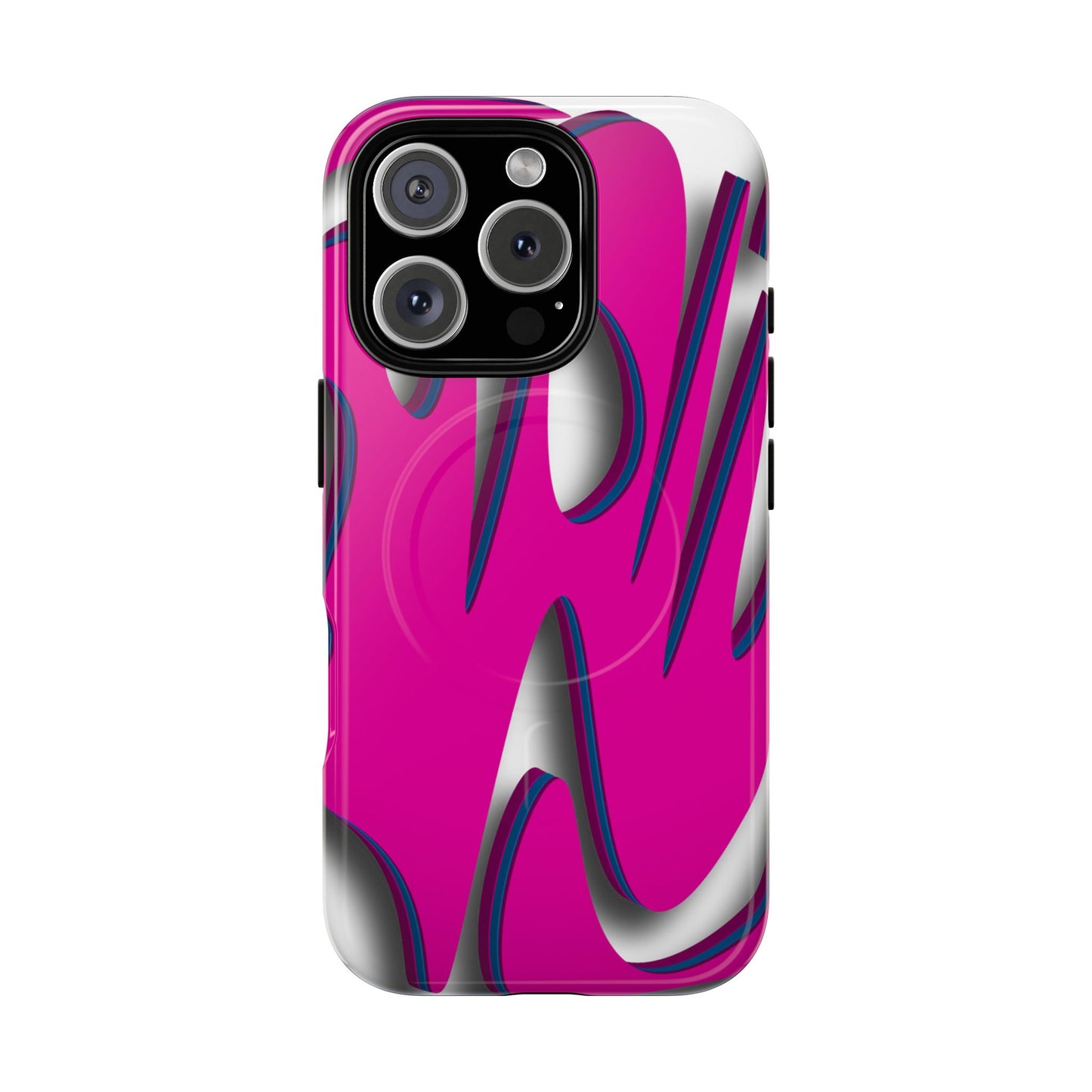 Bold Tough Magnetic Phone Case | Vibrant Pink Design