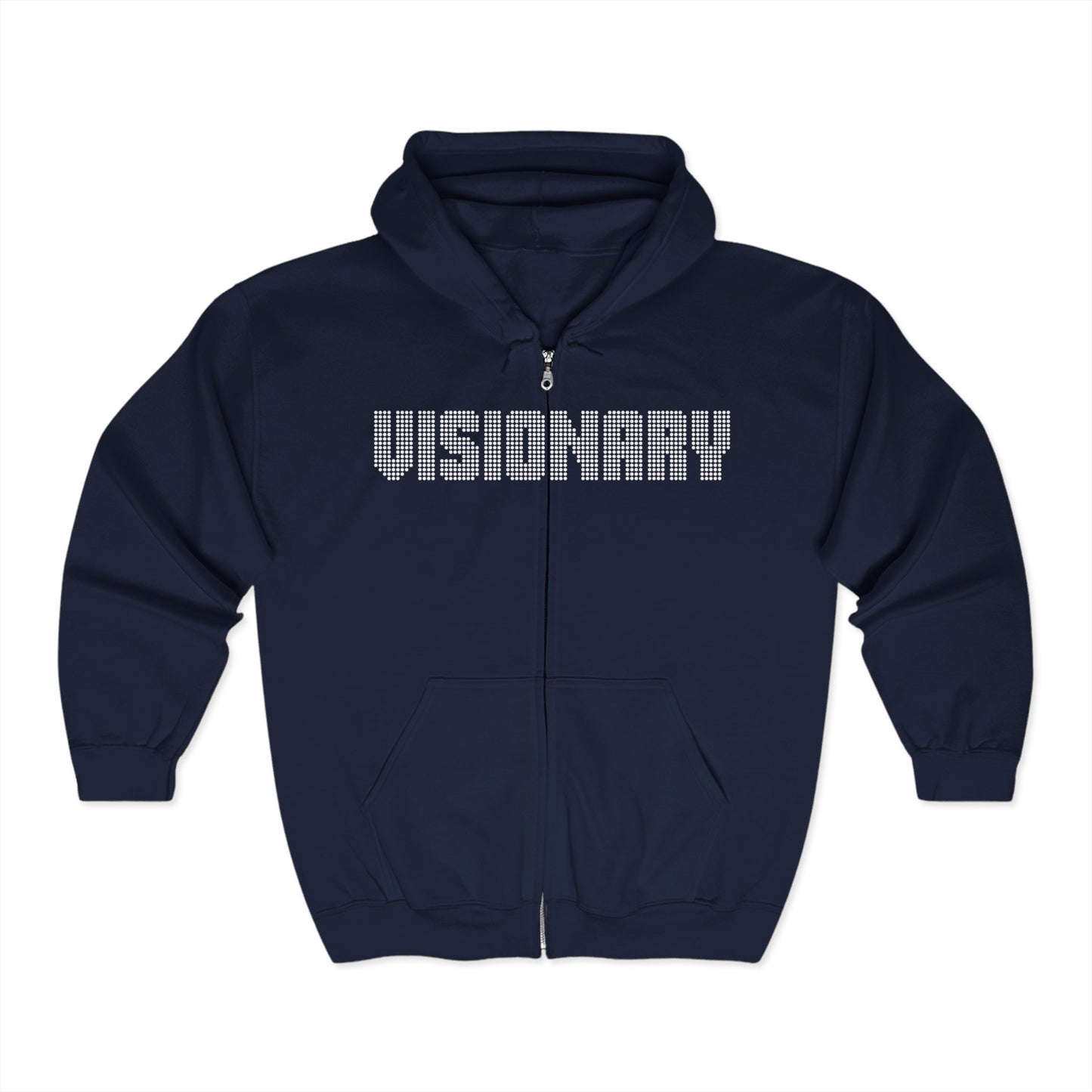 VISIONARY Unisex Heavy Blend™ Full Zip Hooded Sweatshirt - Trendy, Stylish & Cozy Casual Wear