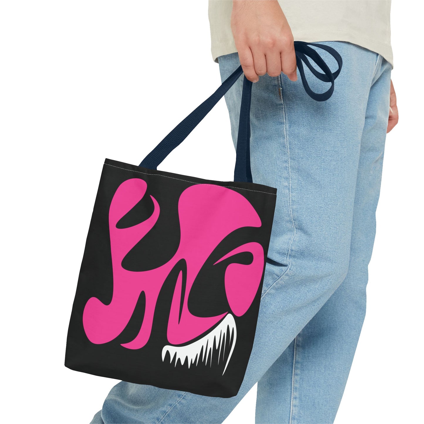 Chic Abstract Pink Design Tote Bag - Stylish & Functional