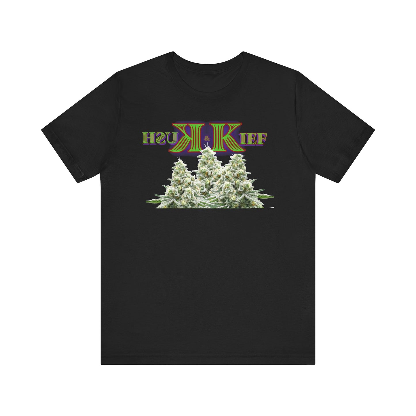 Kief & Kush Unisex Jersey Tee | Perfect for Summer Festivals, Cannabis Lovers, Eco-Friendly Fashion, Casual Wear, Gifts