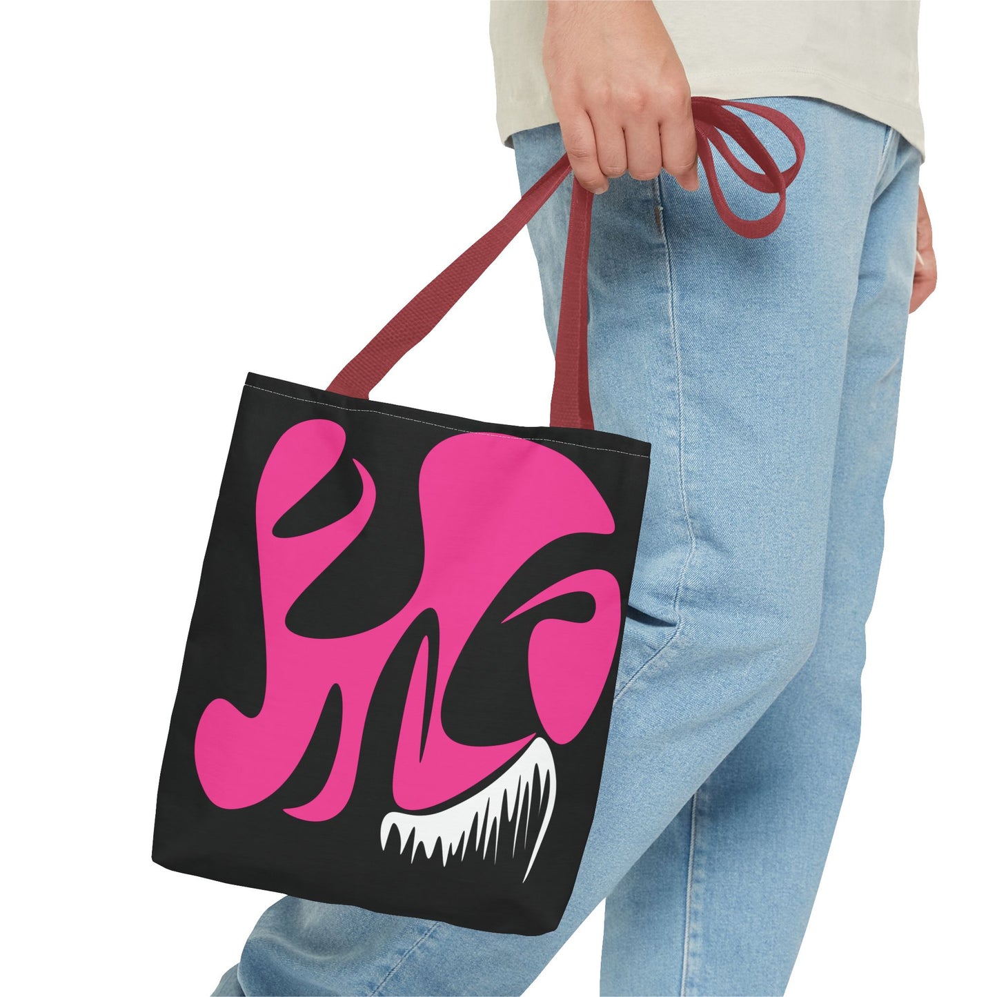 Chic Abstract Pink Design Tote Bag - Stylish & Functional