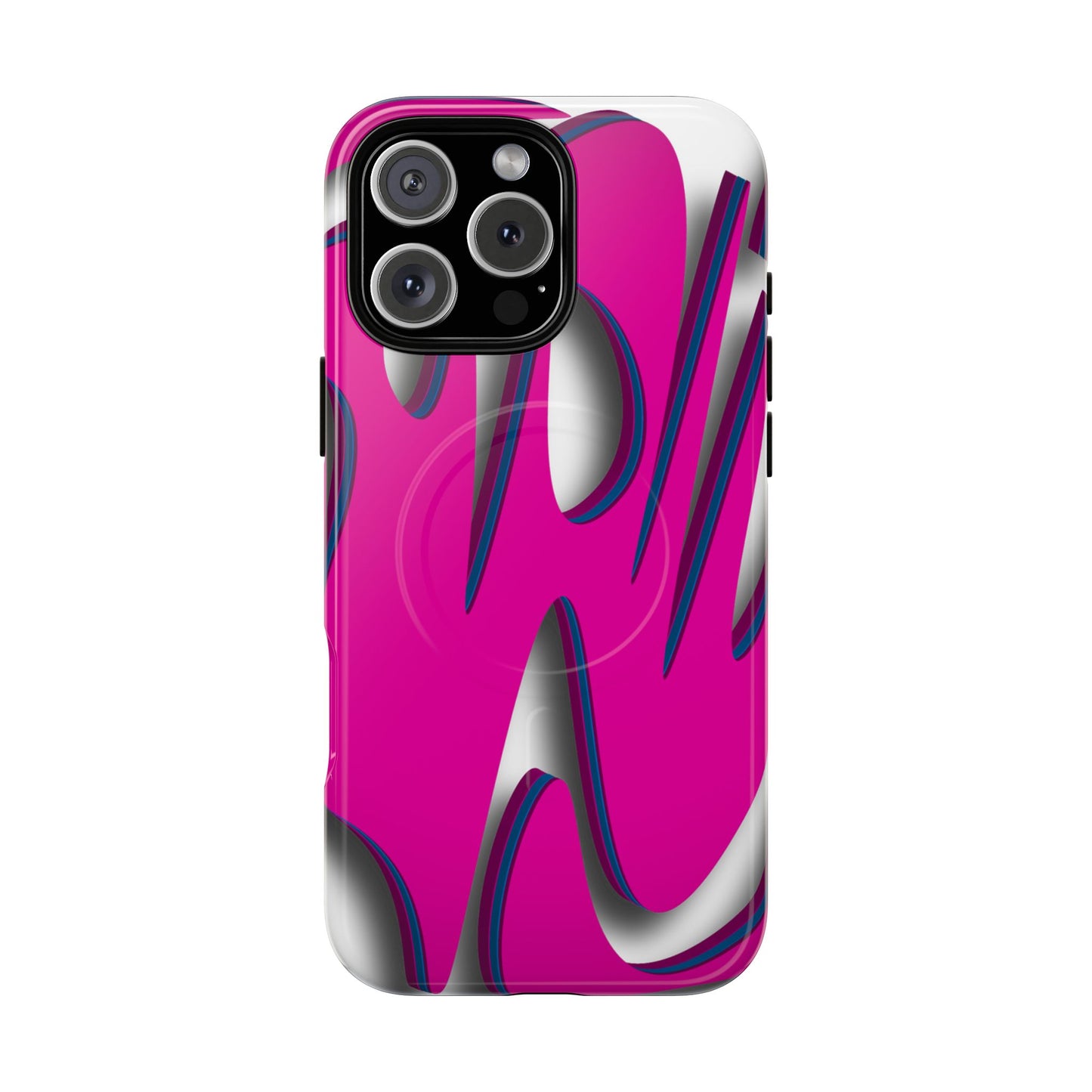 Bold Tough Magnetic Phone Case | Vibrant Pink Design