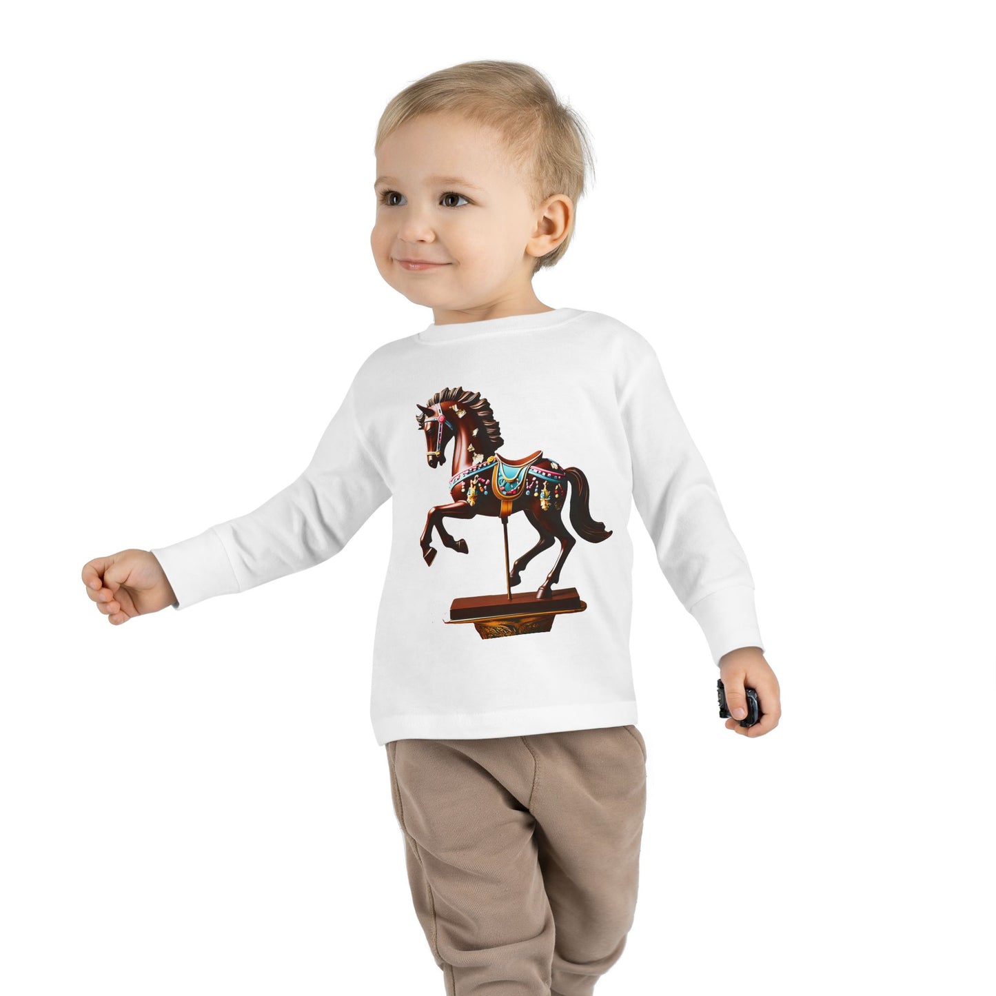 Toddler Tee - Carousel Horses Toddler Time Design