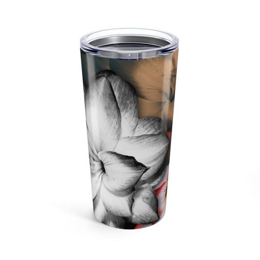 Floral Design 20oz Tumbler - Perfect for Coffee Lovers & Gift Giving