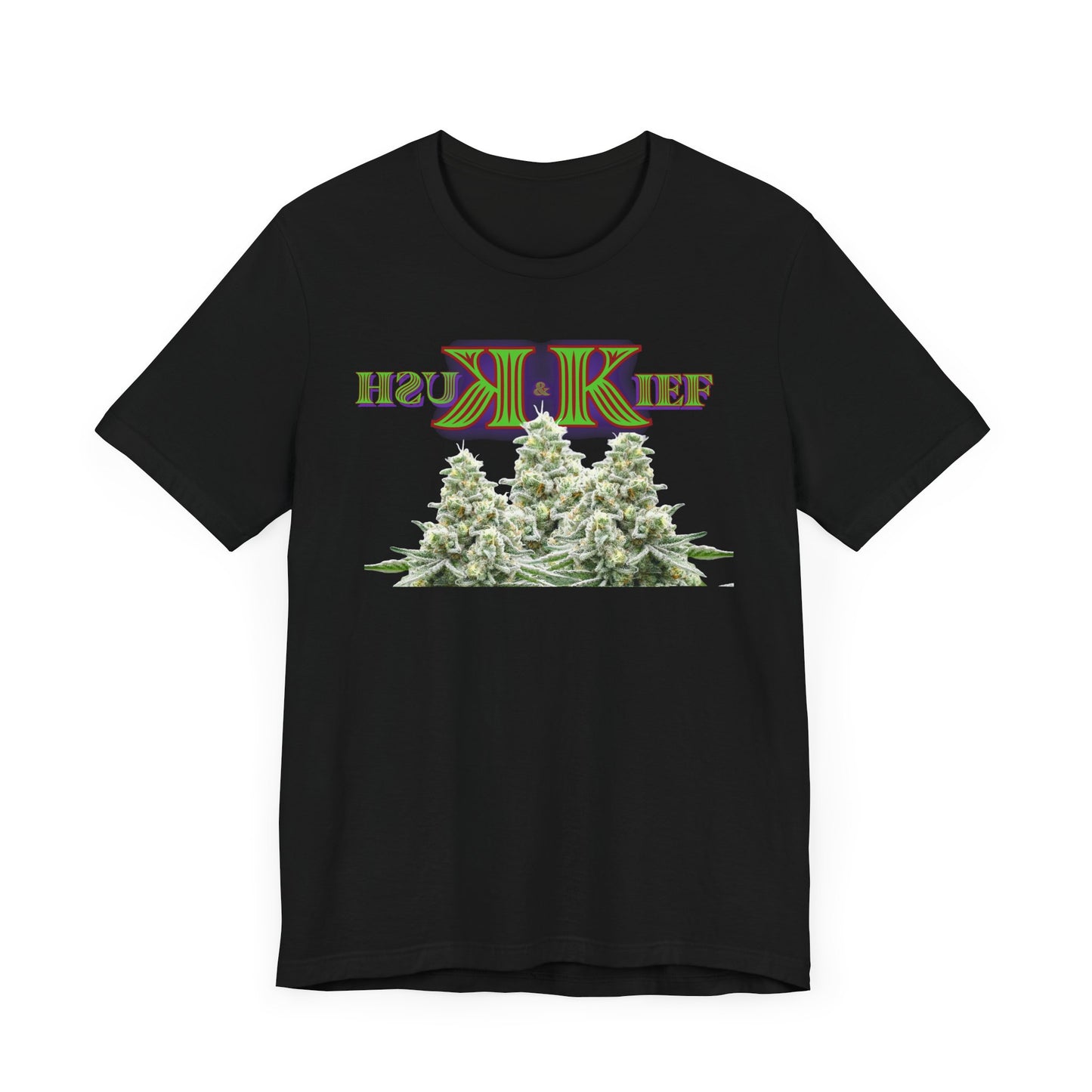 Kief & Kush Unisex Jersey Tee | Perfect for Summer Festivals, Cannabis Lovers, Eco-Friendly Fashion, Casual Wear, Gifts