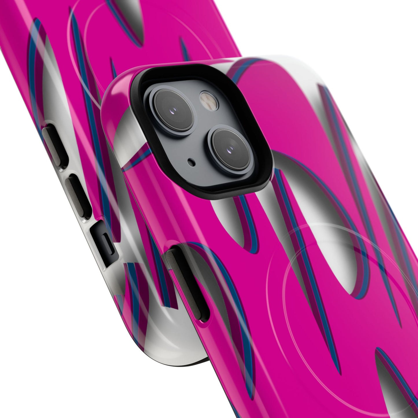 Bold Tough Magnetic Phone Case | Vibrant Pink Design