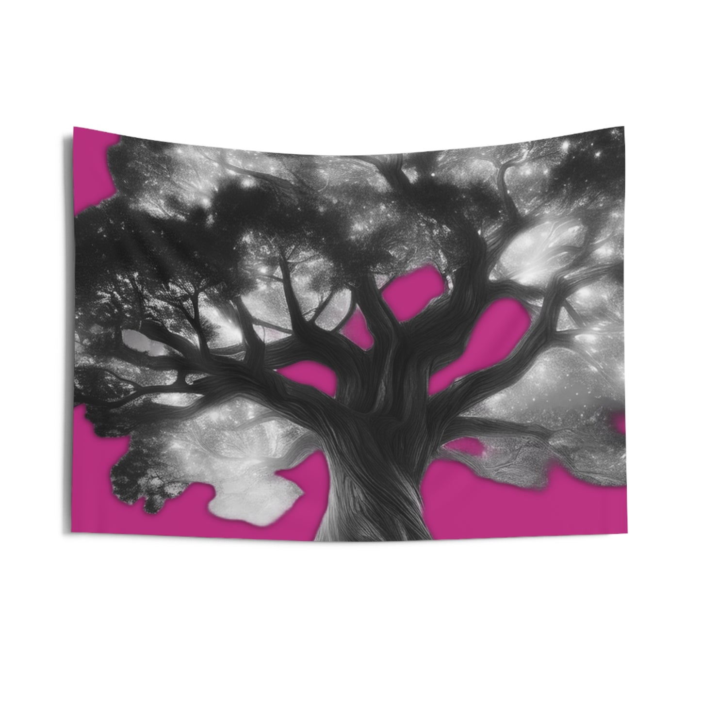 Celestial Tree Indoor Wall Tapestry - Vibrant Cosmic Decor for Home