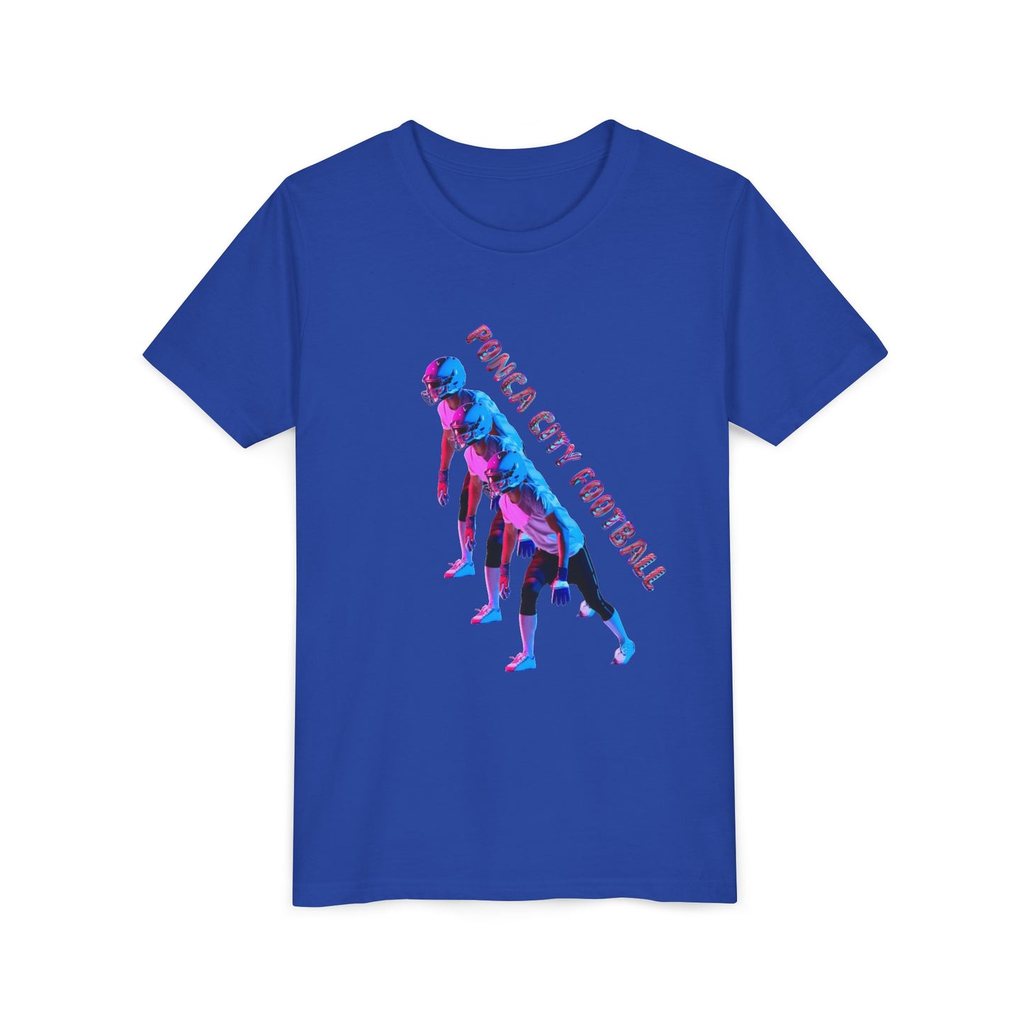Ponca City Football Youth Short Sleeve Tee - Sporty and Stylish Team Apparel