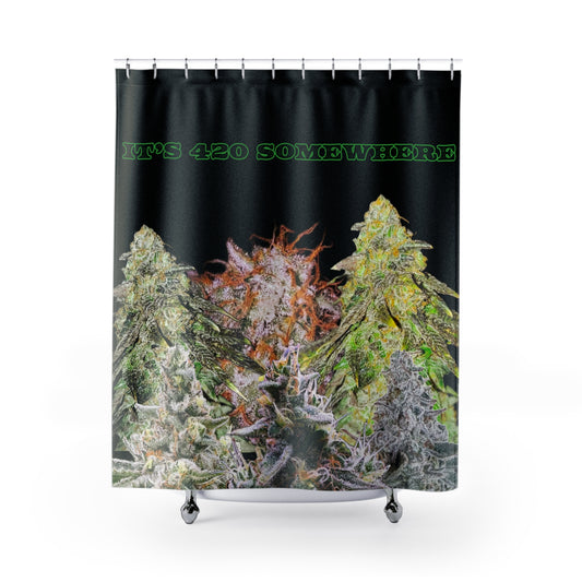 Shower Curtains - Cannabis Enthusiasts