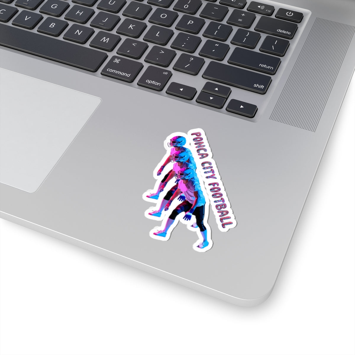 Ponca City Football Kiss-Cut Stickers - Colorful Team Spirit Decals for Fans