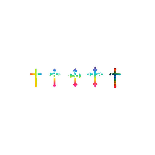 Faith & Protection Graphic Suite: Modern Cross Icons, Shield Emblems & Patriotic Religious Art