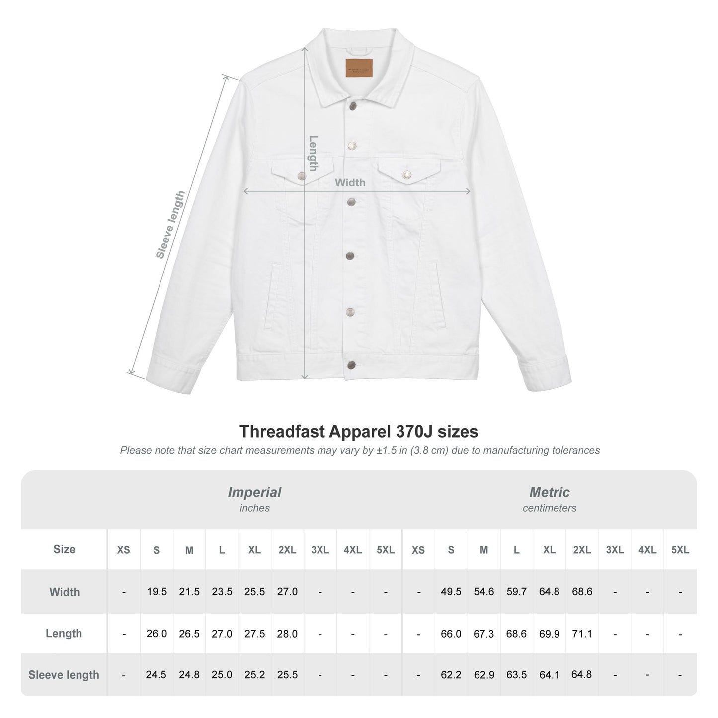 Embroidered Denim Jacket - Rebel Armor Design