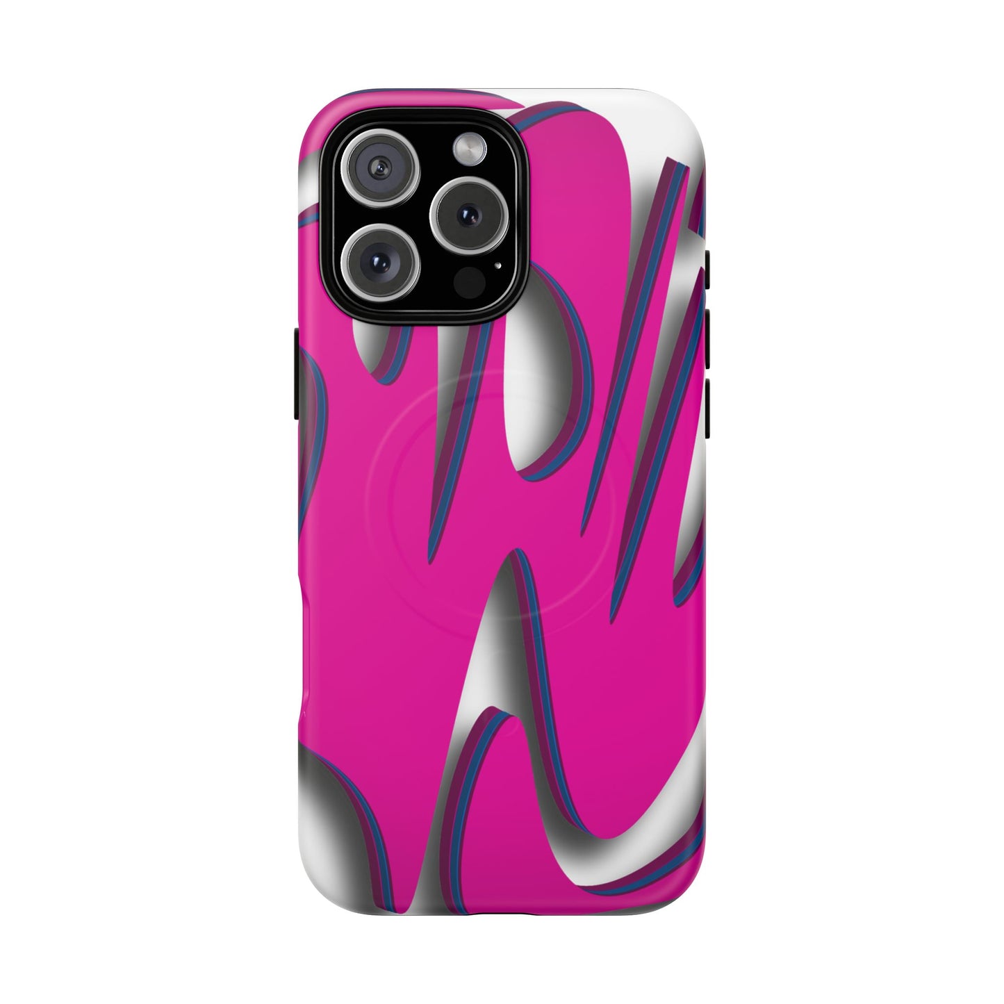 Bold Tough Magnetic Phone Case | Vibrant Pink Design