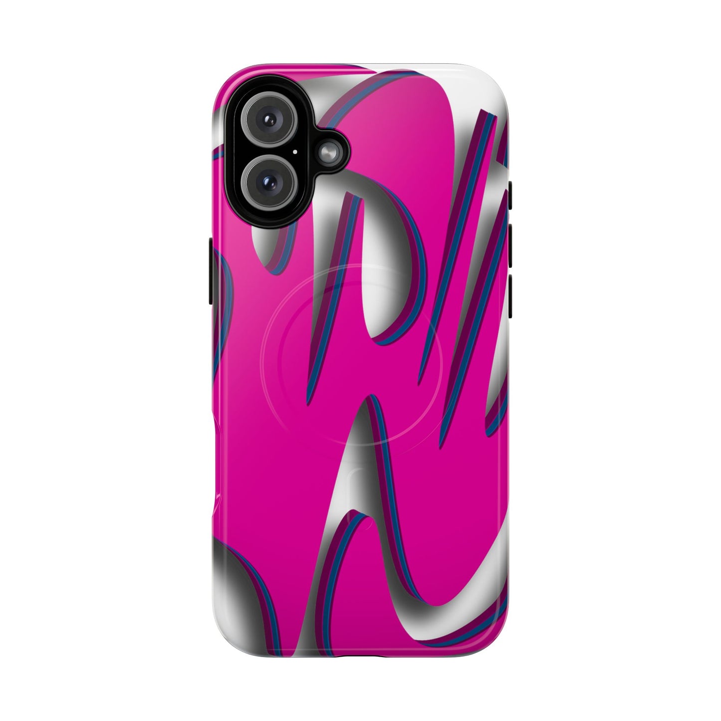 Bold Tough Magnetic Phone Case | Vibrant Pink Design