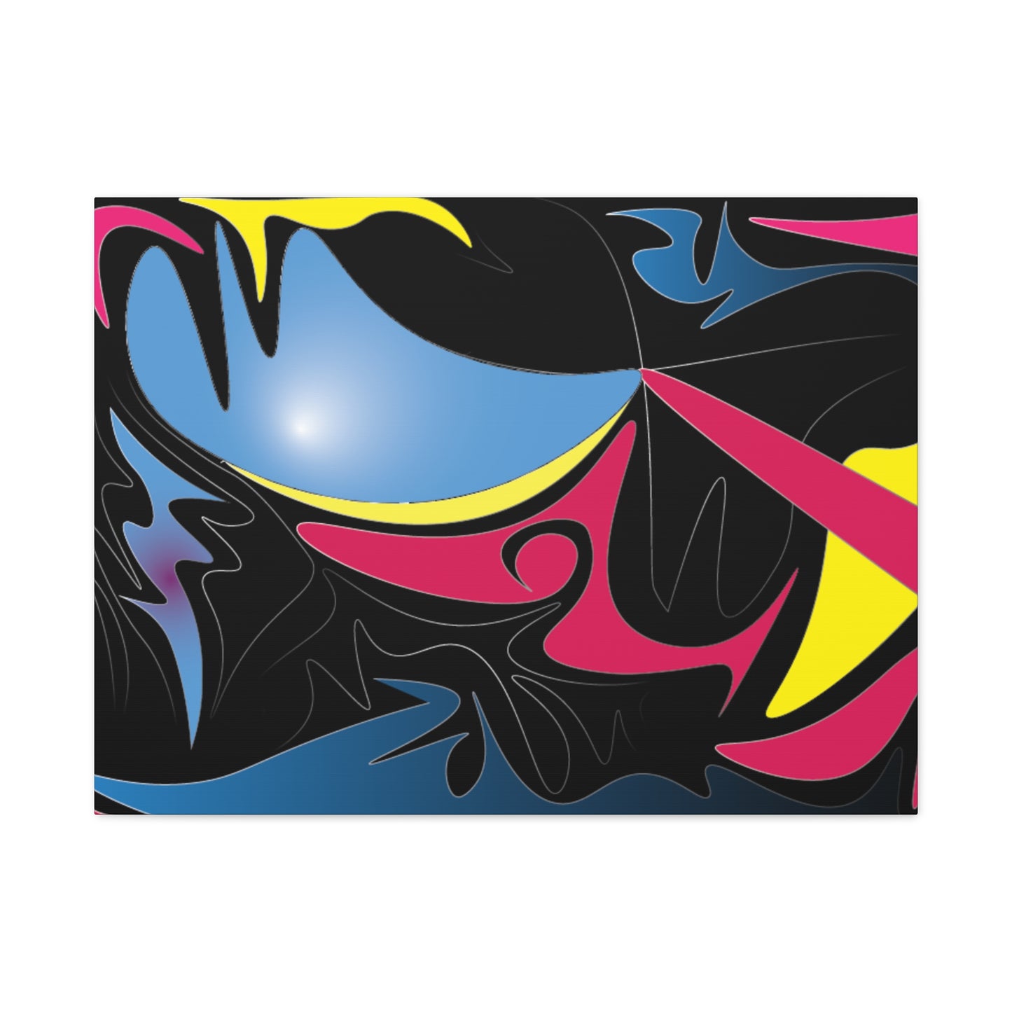 Abstract Art Canvas Print - Vibrant Modern Decor for Home