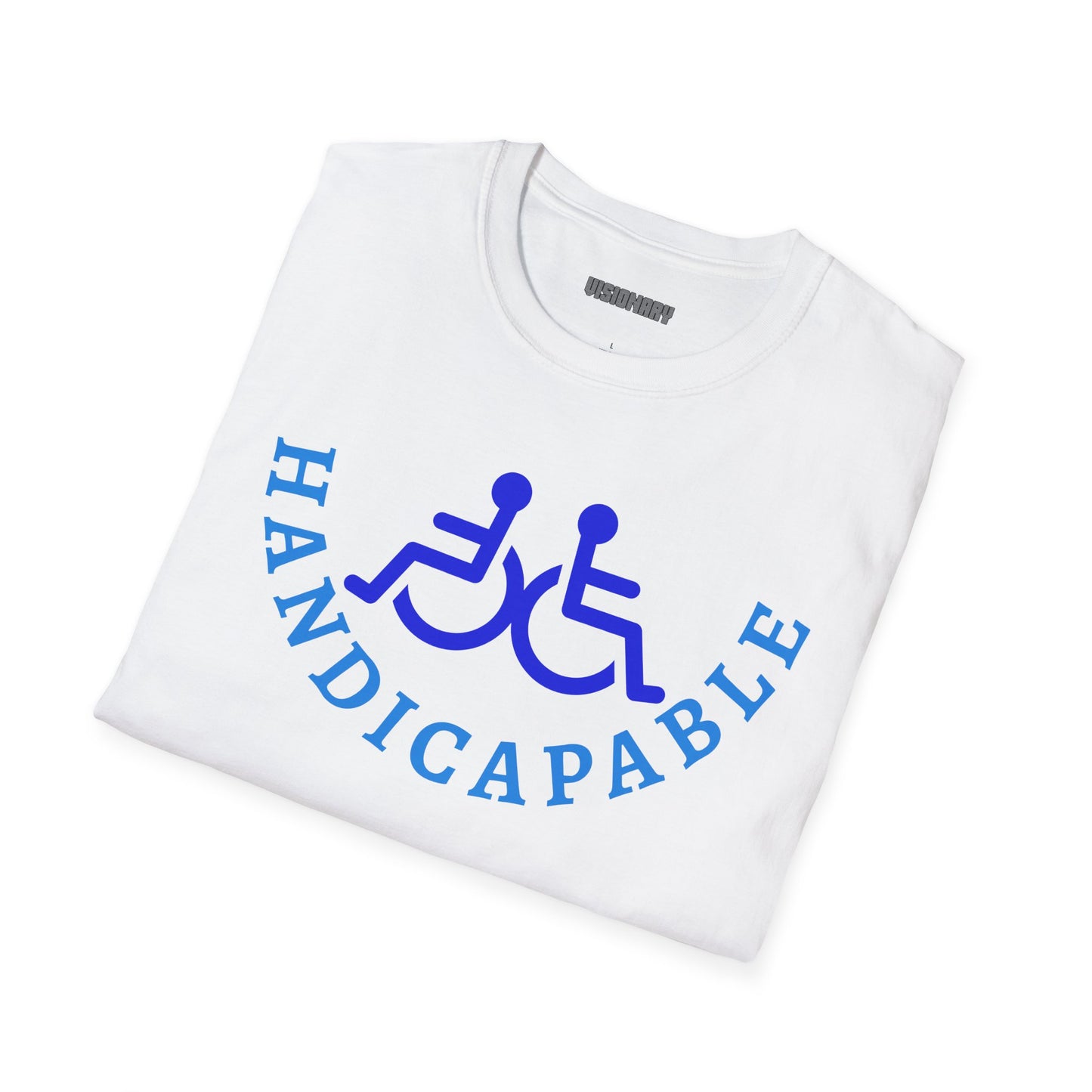 Handicapable & Deaf AF T-Shirt, Unisex Graphic Tee for Awareness, Disability Pride, Gifts for Activists, Everyday Wear