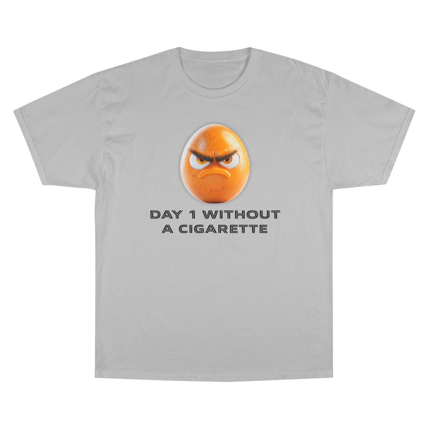 Quit Smoking Egg T-Shirt, Humor Tee, Quit Smoking Shirt, Gift for Smokers, Motivational Apparel, Fun Graphic Tee