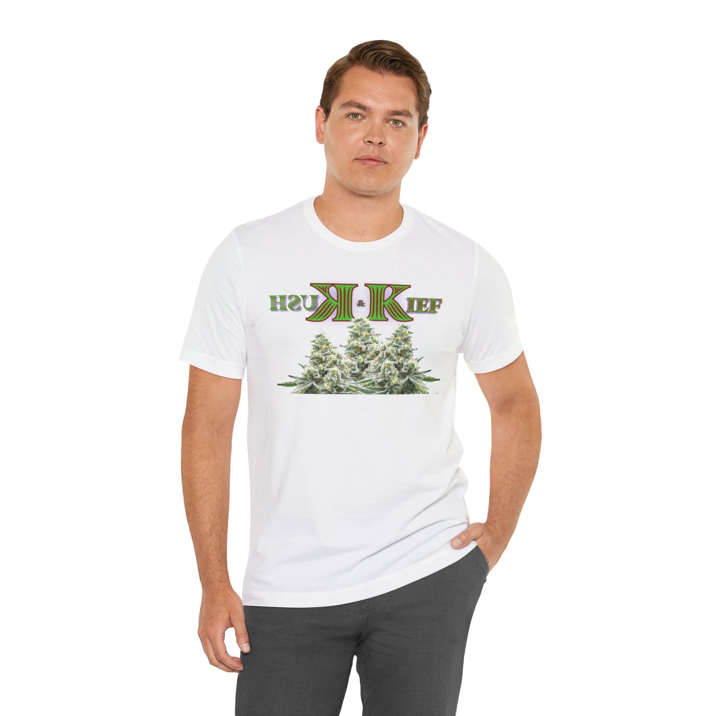 Kief & Kush Unisex Jersey Tee | Perfect for Summer Festivals, Cannabis Lovers, Eco-Friendly Fashion, Casual Wear, Gifts