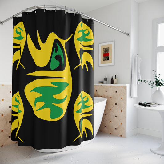 Unique Design Shower Curtain - Vibrant and Playful Bathroom Decor