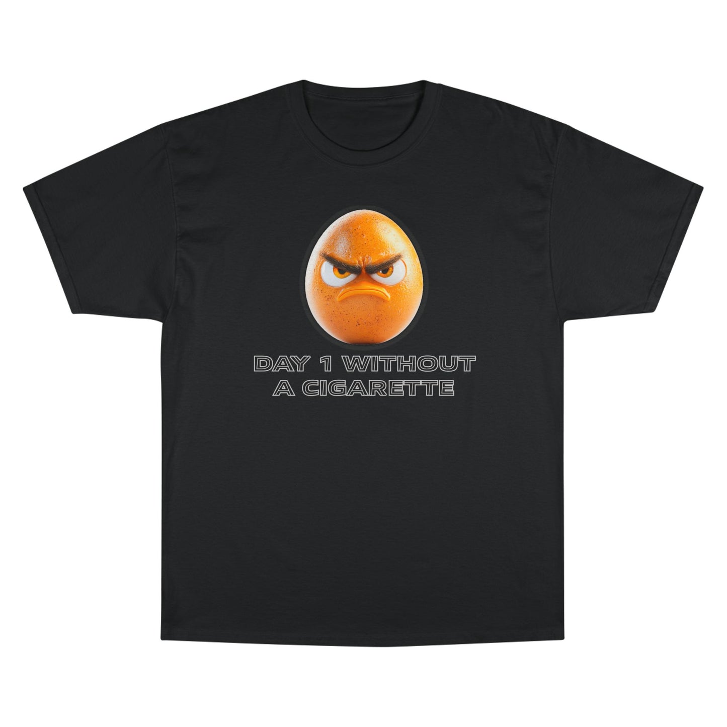 Quit Smoking Egg T-Shirt, Humor Tee, Quit Smoking Shirt, Gift for Smokers, Motivational Apparel, Fun Graphic Tee