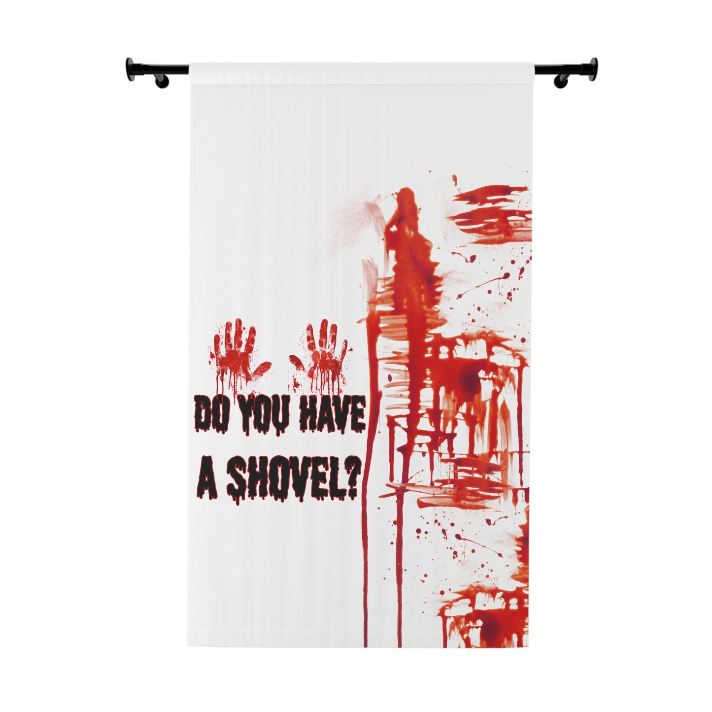 Gory Statement Window Curtains, Scary Home Decor, Halloween Decorations, Horror Vibes, Unique Gift Idea