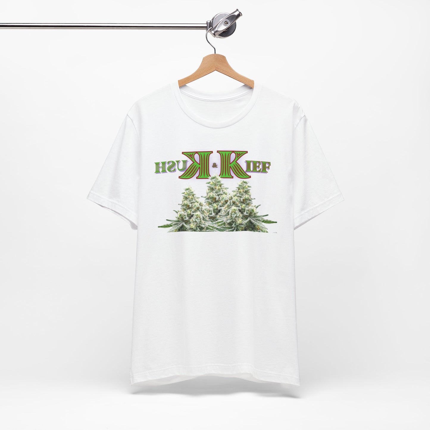 Kief & Kush Unisex Jersey Tee | Perfect for Summer Festivals, Cannabis Lovers, Eco-Friendly Fashion, Casual Wear, Gifts